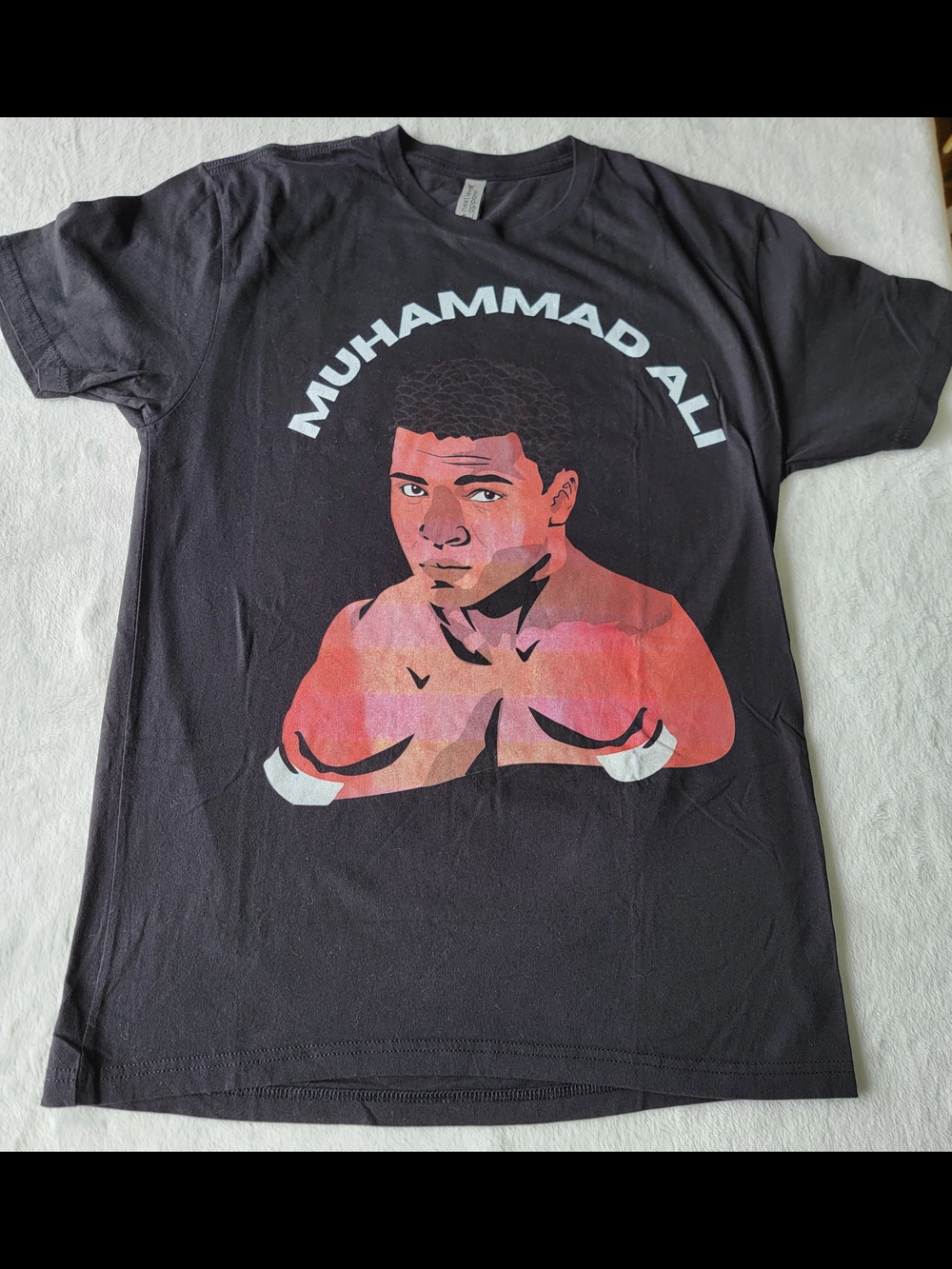 Muhammad Ali Graphic Short Sleeve Tee in Black